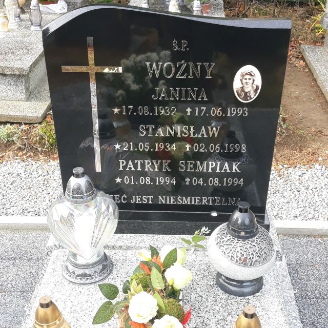 Stanisław WOŹNY 1934 Szklarska Poręba - Grobonet - Wyszukiwarka osób pochowanych