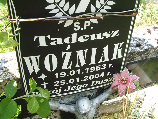 Tadeusz Jacek WOŹNIAK 1953 Szklarska Poręba - Grobonet - Wyszukiwarka osób pochowanych