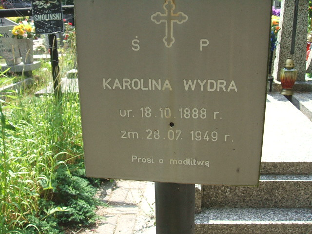 Karolina WYDRA 1888 Szklarska Poręba - Grobonet - Wyszukiwarka osób pochowanych