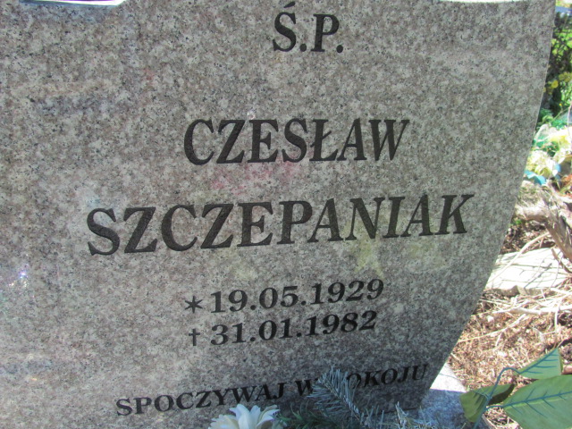 Czesław SZCZEPANIAK 1929 Szklarska Poręba - Grobonet - Wyszukiwarka osób pochowanych