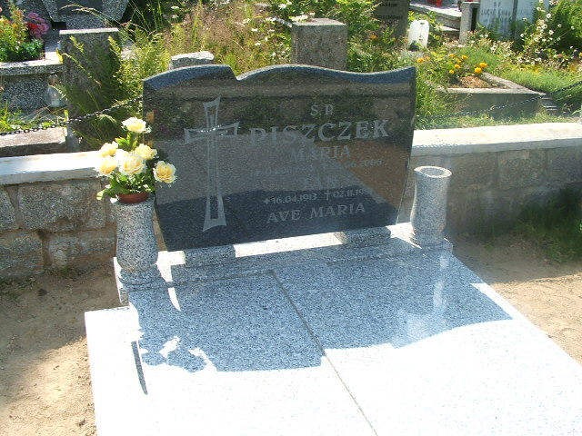 Grób Maria PISZCZEK