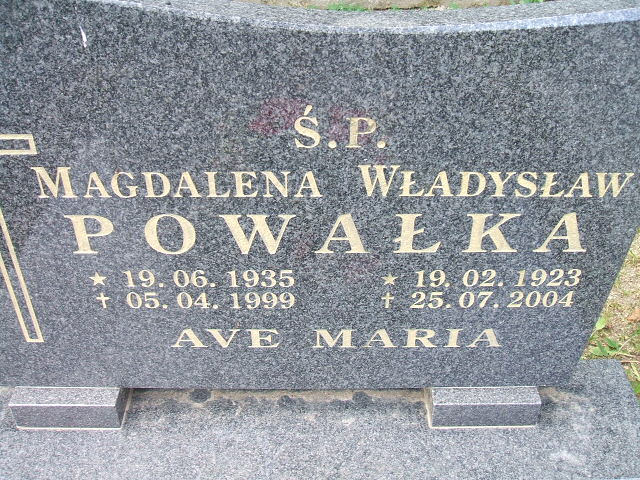 Magdalena POWAŁKA 1935 Szklarska Poręba - Grobonet - Wyszukiwarka osób pochowanych