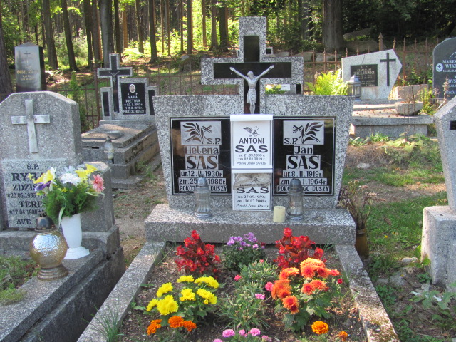 Grób Antoni Sas